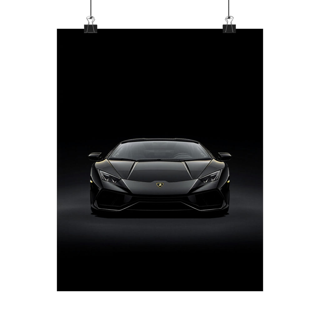 Lamborghini Aventador Front View Satin Poster (300gsm)