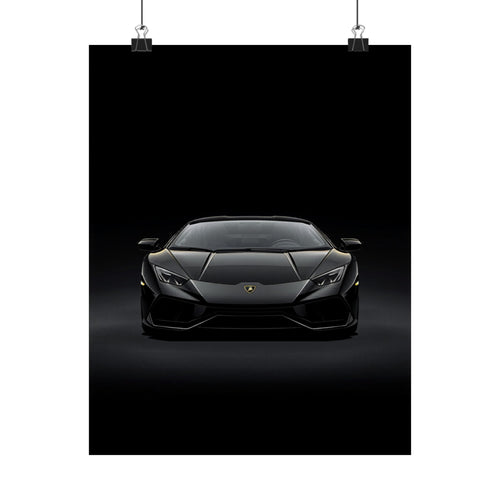 Lamborghini Aventador Front View Satin Poster (300gsm)