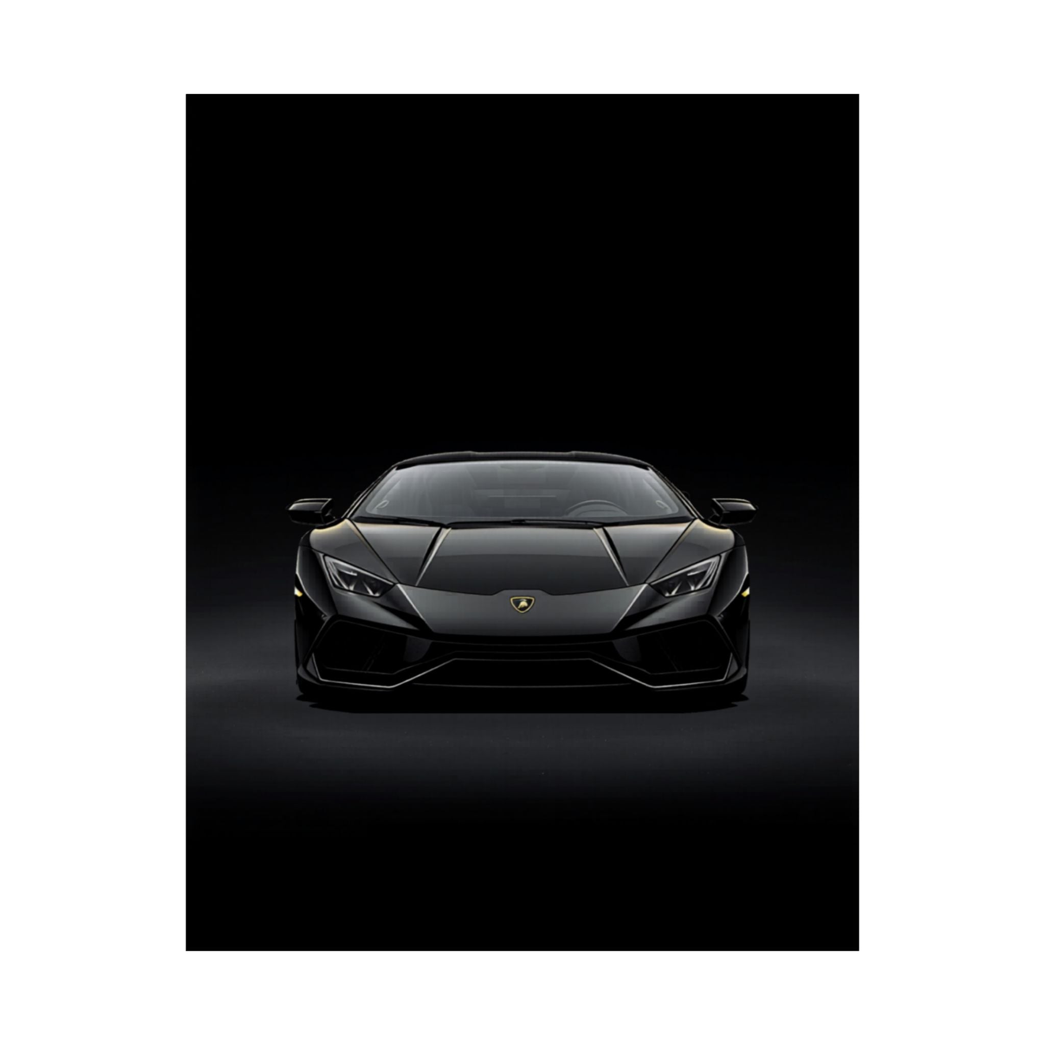Lamborghini Aventador Front View Satin Poster (300gsm)